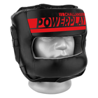 Боксерський шолом PowerPlay 3067 з бампером PU + Amara Чорний