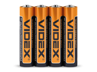 Батарейка солевая Videx R03P / AAA shrink 4 шт