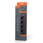 Сетевой удлинитель VIDEX ONCORD с выключателем 5 розеток 3 м Черный (VF-PD53G-B)