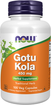 Натуральна добавка Now Foods Gotu Kola 450 мг Веганські капсули