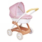 Коляска для кукол Smoby Baby Nurse Терракотовая пудра, люлька с корзиной, 18 мес + (7600254124) (335599)