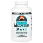 Вітаміни і мінерали Source Naturals MAGNESIUM MALATE 1250мг 180 таблеток