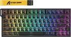 Ігрова Клавіатура ATTACK SHARK R82 HE Black Магнітні світчі. Дротова 8000Hz/s. RGB Підсвічування, 80 keys, Switch 0.005mm. Rapid Trigger