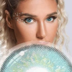 Сині контактні лінзи Айс мілк блу 2 шт. ELITE Lens