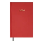 Щоденник датований Buromax Simple A5 з бумвінілу 320 сторінок червоний BM.21166-05