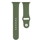 Ремінець для Apple Watch Band Silicone One-Piece Size-S 42/44/45/49 mm Колір Olive