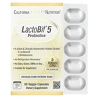 Пробиотики 5 млрд КОЕ California Gold Nutrition LactoBif 5 60 капсул