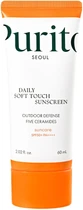 Сонцезахисний крем для обличчя PURITO Seoul Daily Soft Touch Sunscreen SPF 50 PA++++ з керамідами 60 мл (8809563102600)