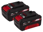 Акумулятори для електроінструментів Einhell Power X-Change Twinpack 18V 4.0 Ah, 2 шт (4511489)