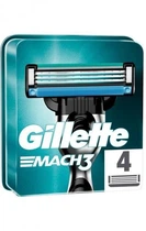 Леза Gillette Mach3 для гоління 4шт