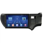 Штатная магнитола Lesko для Toyota Aqua I right wheel 2011-2021 экран 9" 4/32Gb 4G Wi-Fi GPS Top
