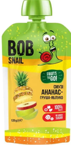 Пюре фруктовое Bob Snail Смузи Ананас-Груша-Яблоко пастеризованное 120 г