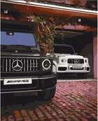 Картина по номерам Мерседесы AMG 40х50 см Origami LW32060