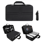 Вместительный Travel кейс чехол JYS для переноски PlayStation 5 Pro ps5 slim Disc&Digital Edition PS5 Pro и аксессуаров с ремнём Чёрный