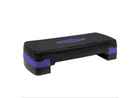 Степ-платформа 2-уровневая EasyFit EF-0540-V Step-B, 68×28 см, высота 10–15 см, черно-фиолетовая – для фитнеса и аэробики