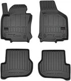 Автомобильные коврики в салон Frogum 3D на Volkswagen Golf 5 03-08 Фольксваген Гольф черные SO0867