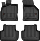Автомобильные коврики в салон Frogum 3D на Volkswagen Golf 7 Sportsvan 14-20 Фольксваген Гольф черные SO0869