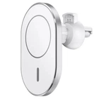 Холдер WIWU CH-306 з MagSafe Magnetic Attached Wireless Charger Car mount Сріблястий