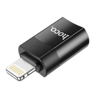 Адаптер Hoco UA17 Lightning Male to Type-C female USB2.0 adapter Чорний