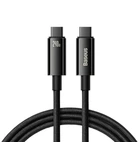Кабель Baseus Tungsten Gold Fast Charging Data Cable Type-C to Type-C 240W 1m Чорний