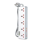 Сітковий фільтр Hoco AC14A Rico 5-position socket (PD30W/1C3A) (EU) Білий
