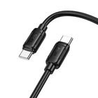 Кабель Hoco X115 Surpass 60W charging data cable Type-C to Type-C Чорний
