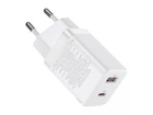 МЗП Baseus Super Si Pro Quick Charger C+U 30W EU Білий
