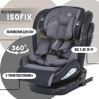 Дитяче автокрісло від народження до 12 років кріплення isofix поворот 360 0-36 кг EL CAMINO ME 1045 EVOLUTION 2 Simply Gray група 0+/1-2-3 з нахилом для сну