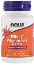 Вітамін К2 МК-7 Now Foods Vitamin K-2 100 мкг 60 капсул (ARE-575972)