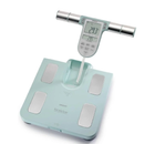 Монитор состава тела OMRON BF-511 Karada Scan бирюзовый — вес анализатор жира, мышц, BMI, висцеральный жир, 8 электродов, до 150