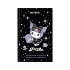 Блокнот Kite А6 Kuromi, тверда обкладинка, 80 аркушів, клітинка (HK24-199-1)
