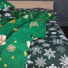 Простынь MirSon Полуторная Евро 150х220 см 17-0876 Emerald Magic Бязь (2200012193945)