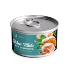 Влажный корм для кошек Savory Chicken Fillets Rich In Shrimps In Jelly For Kittens с филе курицы и креветками в желе 70 г