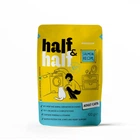 Вологий корм для кішок Half&Half шматочки з лососем у желе 100 г
