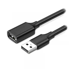 Кабель-подовжувач UGREEN US103 USB2.0 AM-AF 3м Nickel Plating Extension Чорний (10317)