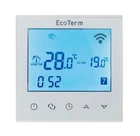 Терморегулятор Ecoterm SN Wi-Fi для теплого пола с сенсорным экраном белый 220 В 16 А с защитой от детей и программируемыми настройками