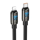 Кабель HOCO Type-C для Lightning Joy PD Charging Data Cable U143 USB-C to Lightning 1.2m 27W чорний