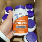 Жирні кислоти Now Foods DHA-500 (докозагексаєнова кислота) 180 желатинових капсул