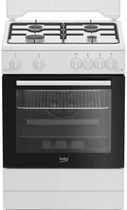 Плита Beko газова, 64л, 60x60см, таймер, білий (00110297)