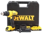 Дриль-шурупокрут DeWalt XR Li-Ion 18В акб 2х2А·год 42Нм 450-1800об/хв патрон 13мм ЗП кейс 1.28кг (00134358)