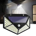 Светильник с датчиком движения на улицу на солнечной батарее solar interaction wall lamp 100 LED