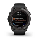 Смарт-годинник Garmin Fenix ​​7X Sapphire Solar Carbon G. DLC Tit. with Black Band (010-02778-10/11)