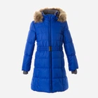 Подростковое зимнее пальто для девочки Huppa Yacaranda 12030030-70035 140 см Синее (4741632039407)