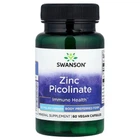 Витамины и минералы Swanson Zinc Picolinate 22мг 60 капсул
