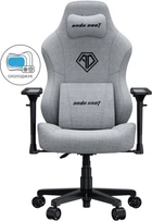 Крісло геймерське ігрове Anda Seat Phantom 3 Pro Size L до 100 кг Grey Fabric (AD18YC-06-G-F)