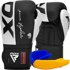 Боксерские перчатки RDX F4 Boxing Sparring Gloves Hook&Loop (капа в комплекте)