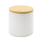 Емкость для хранения МВМ HOME 450 мл KP-18 S WHITE/WOOD белая/дерево