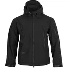 Тактическая Куртка Softshell Shark Skin Silver Knight, Black, M