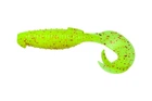 Силікон Keitech Flapper Grub 4"/ 7шт, колір: pal#01 chartreuse red flake (4305548901)
