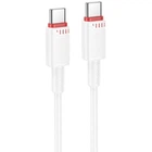 Кабель зарядки BOROFONE BX110 Type-C to Type-C (60W) fast charge (1M) швидка зарядка для пристроїв Білий